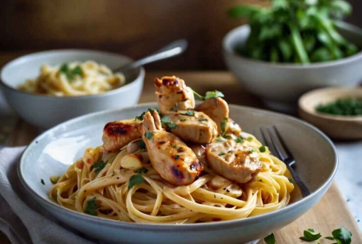Cowboy Butter Chicken Linguine Recipe