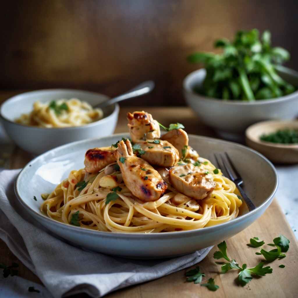 Cowboy Butter Chicken Linguine Recipe