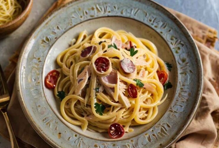Creamy Chicken Carbonara Recipe