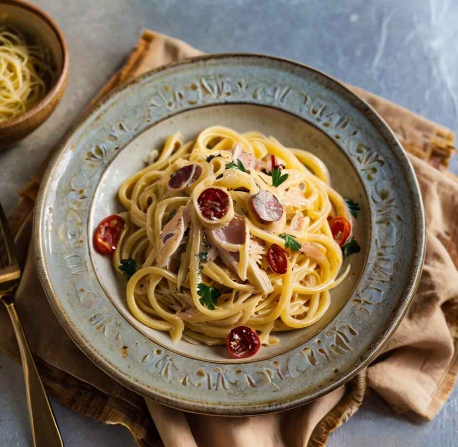 Creamy Chicken Carbonara Recipe